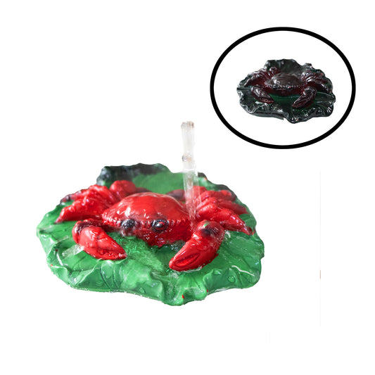 Tea Pet, Resin Color-Changing Crab Tea Pet, Chinese Tea Set Accessories, Crab Sculpture Tea Ceremony Decoration Retro Tea Tray Ornaments, Home or Office Lovely Table Decoration Sculpture